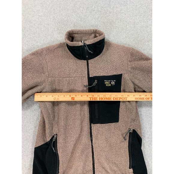 Mountain‎ Hardwear Monkey Fleece Full Zip Jacket (Women's Medium) Brown - Picture 7 of 12